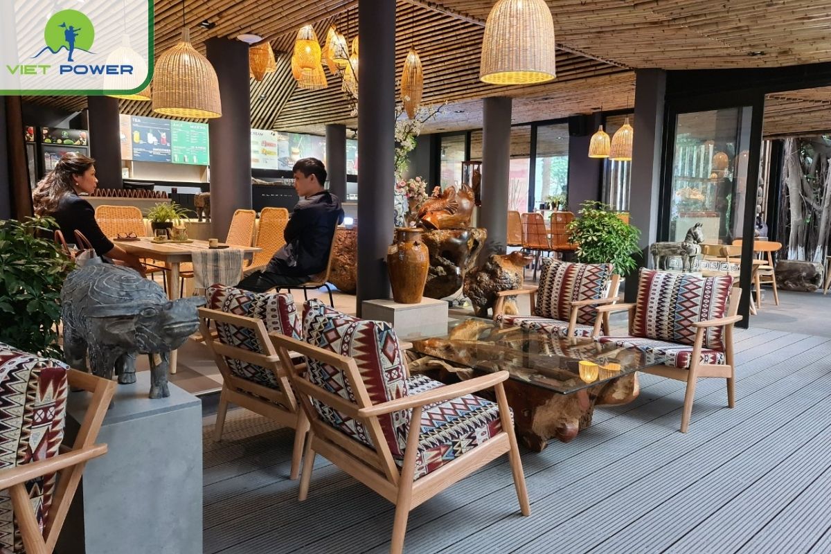 Dining at Truc Lam Restaurant & Café