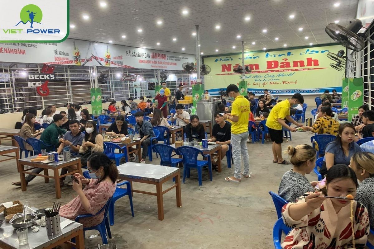 Local restaurant near Tien Sa beach