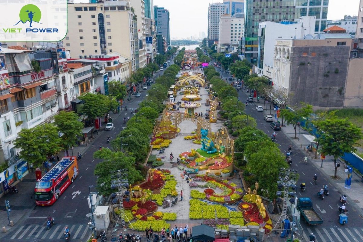 Nguyen Hue Flower Street