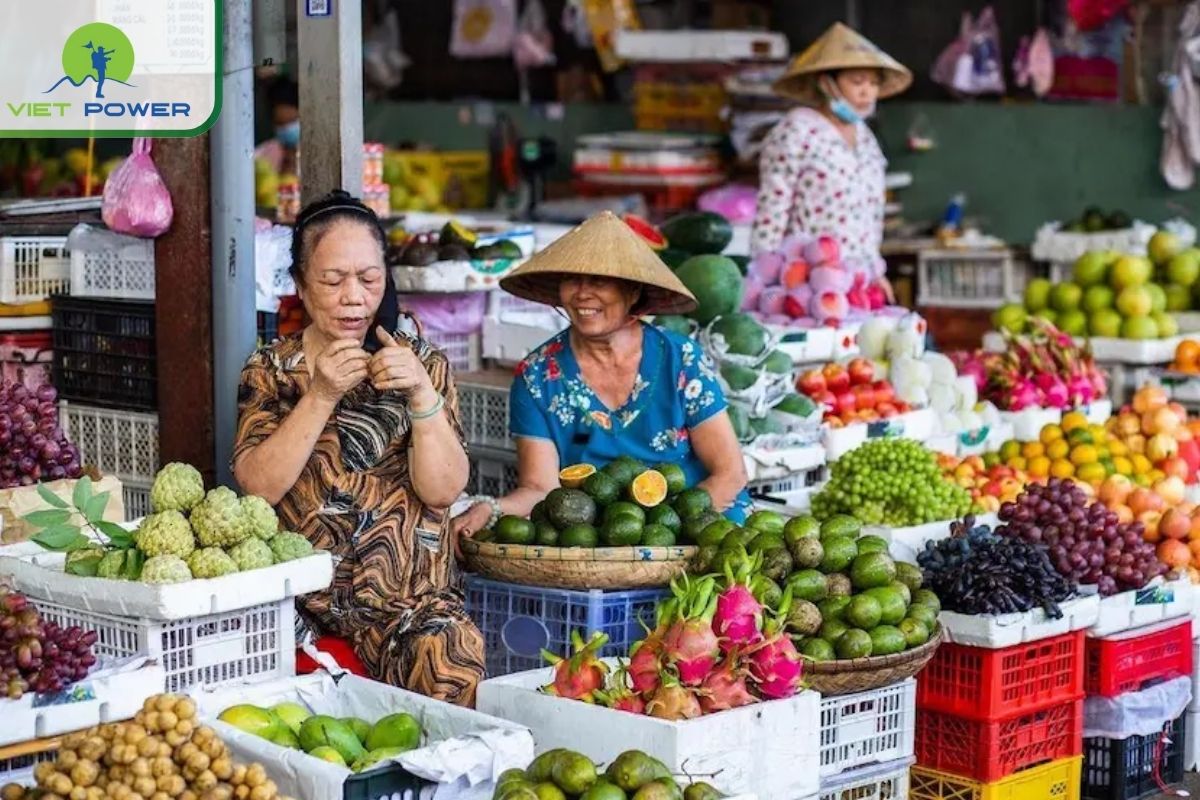 Tropical Fruits and Market Snacks