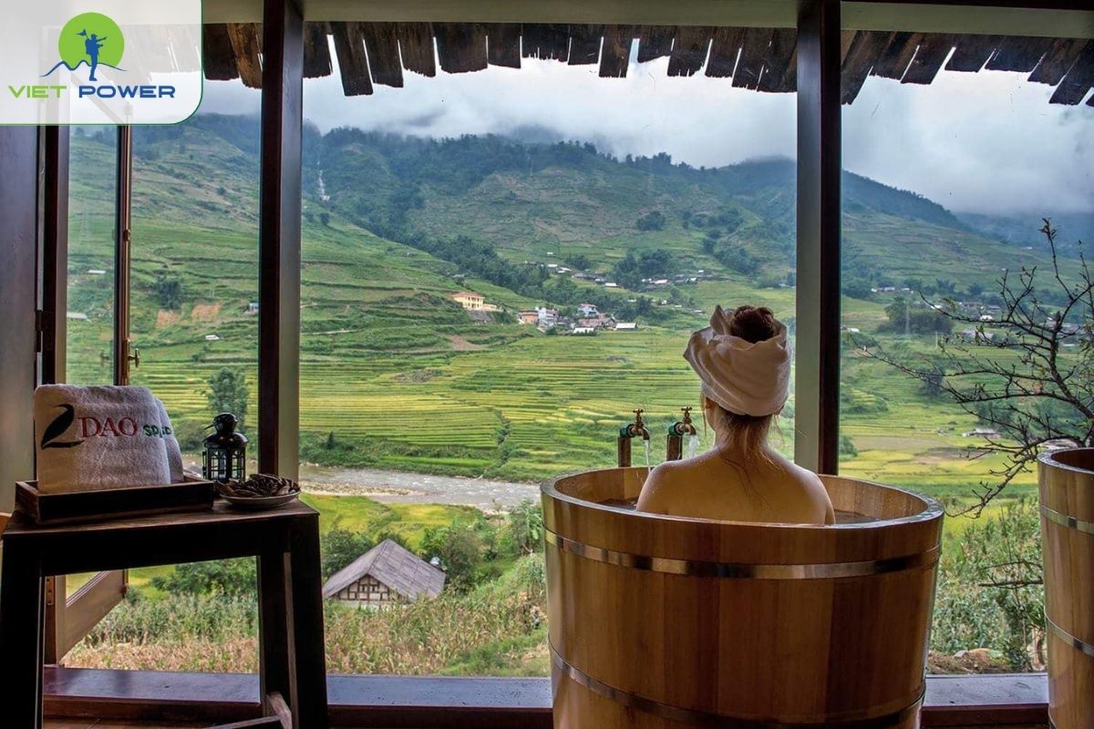 Relax in a Red Dao Herbal Bath