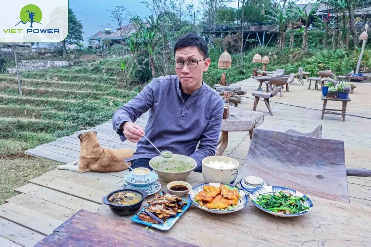 Enjoy a home-cooked lunch at a local family home in Lao Chai