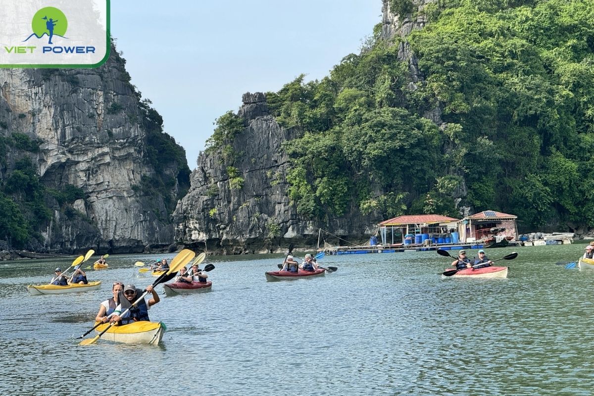Kayak around Vung Vieng Fishing Village