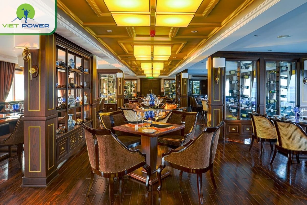 Restaurant with Bao Dai style