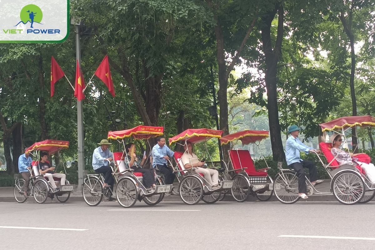 By Cyclo (Bicycle Rickshaw)