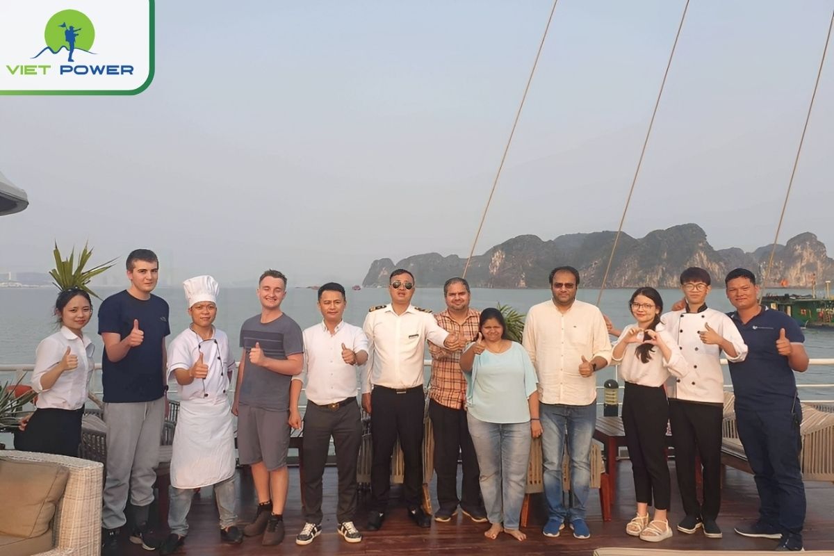 Professional crew and staff