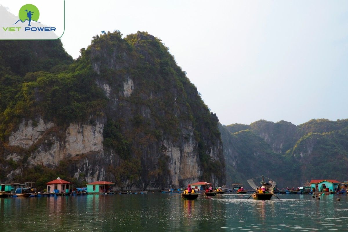 Visit Vung Vieng Fishing Village by bamboo boat