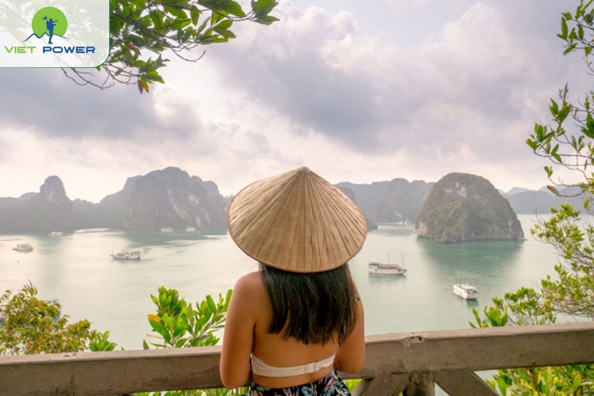 Climbing Titop Island for panoramic views.