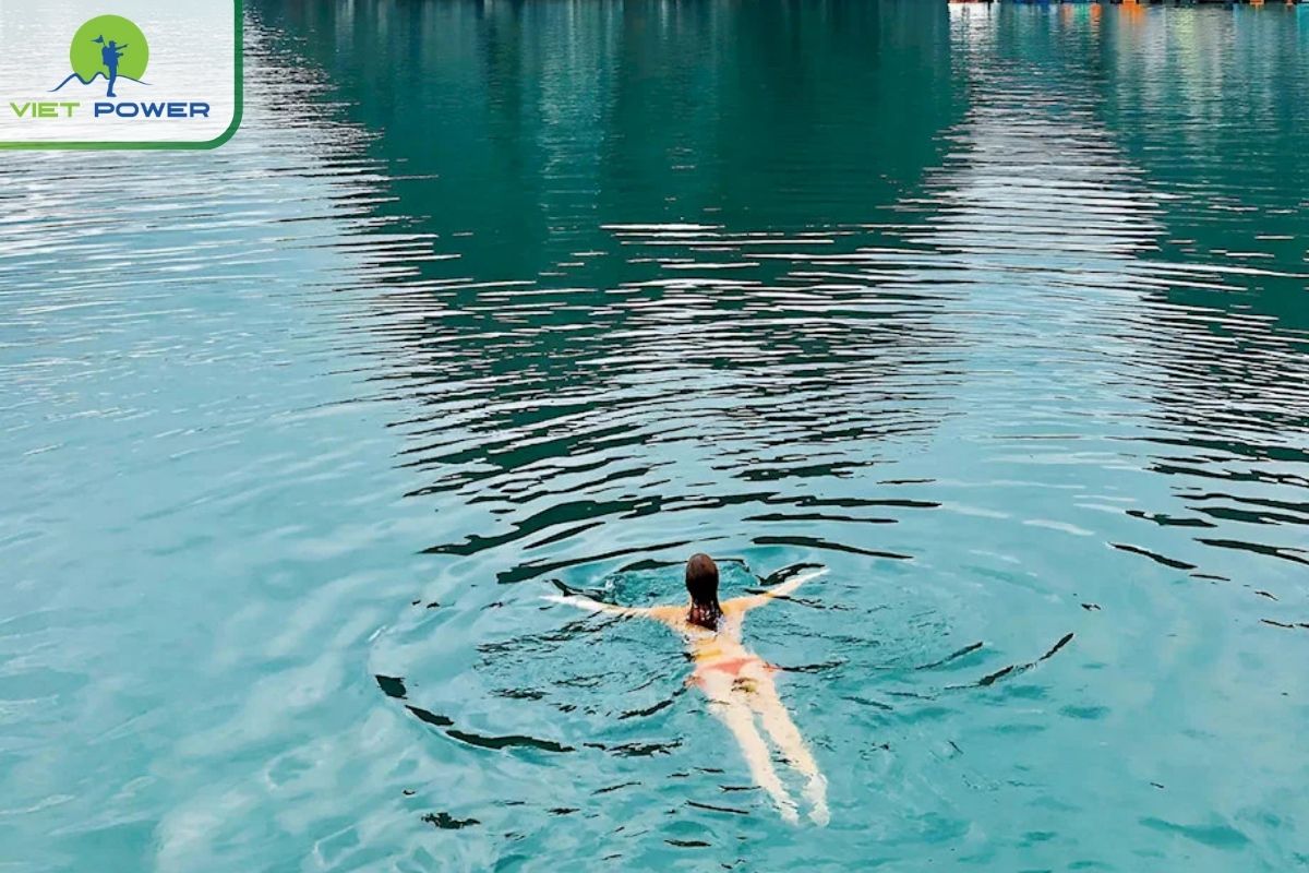 Swimming at Titop Island