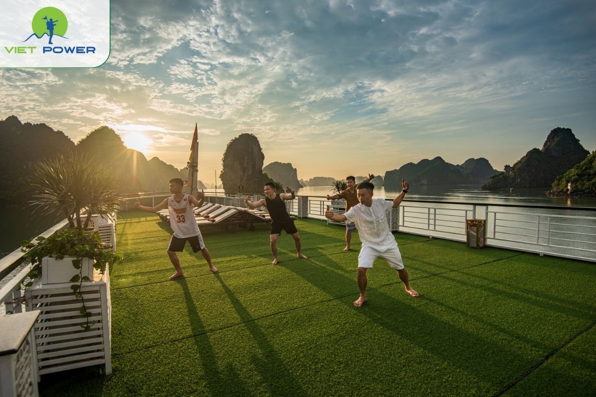 Tai Chi on the Sundeck