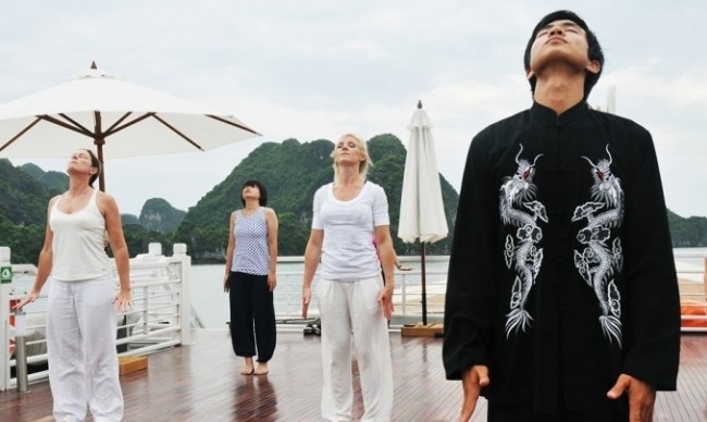 Enjoy the purest air by taking part in early morning Tai Chi class