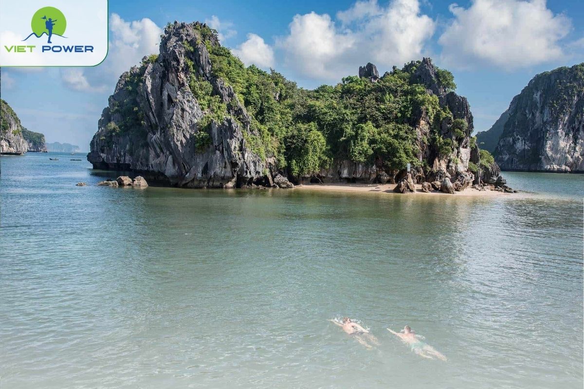 Swimming at Ba Trai Dao Islets