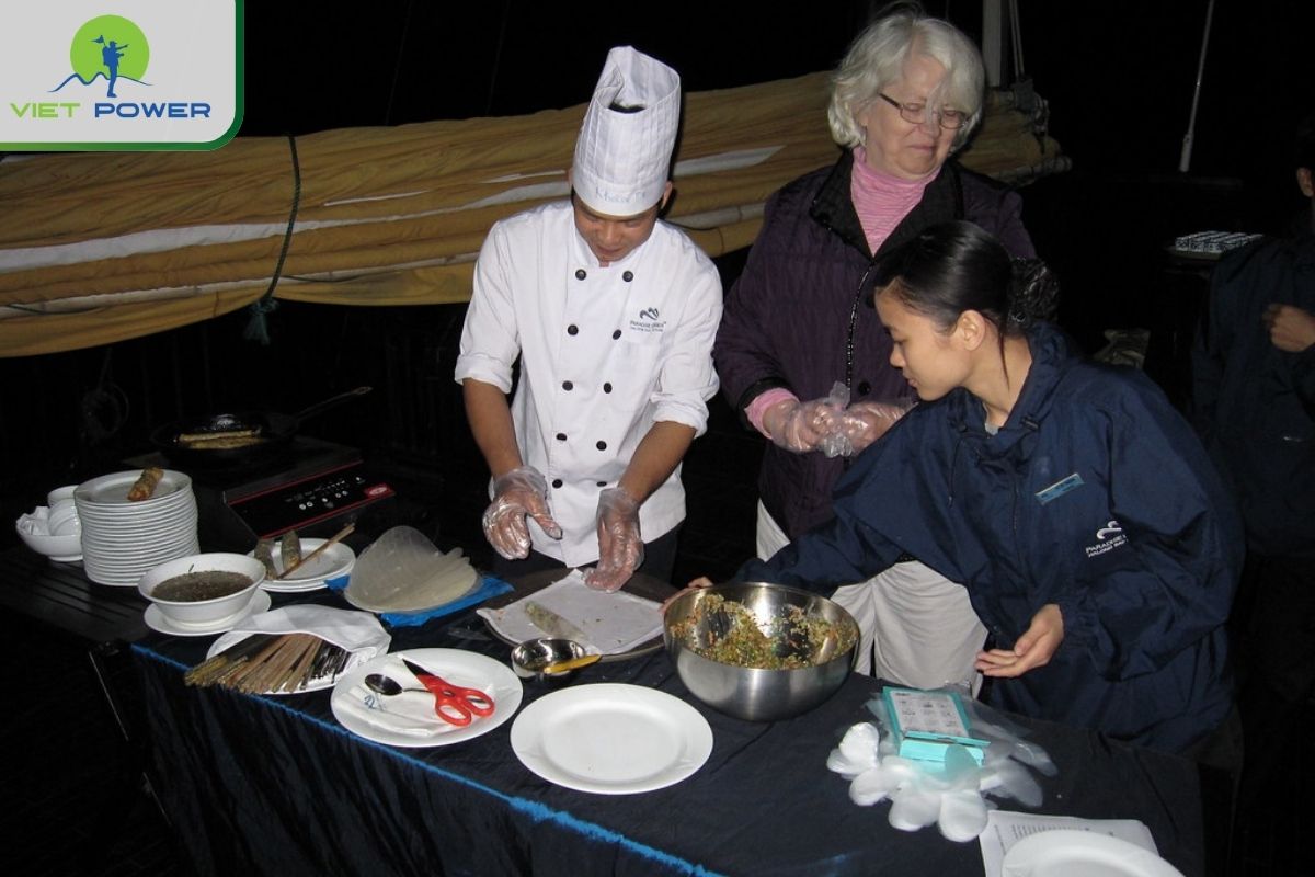 Vietnamese cooking demonstration