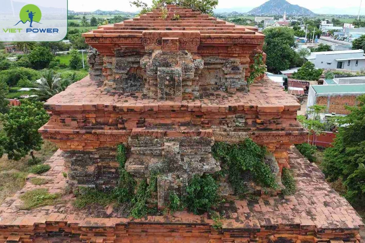 Ancient Architecture and Hindu Symbols Inside the Tower