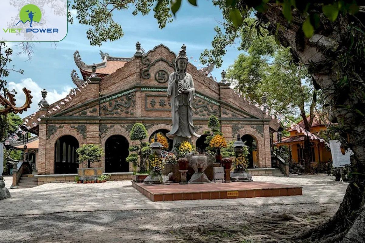 Traditional Vietnamese Pagoda with East-West Architecture