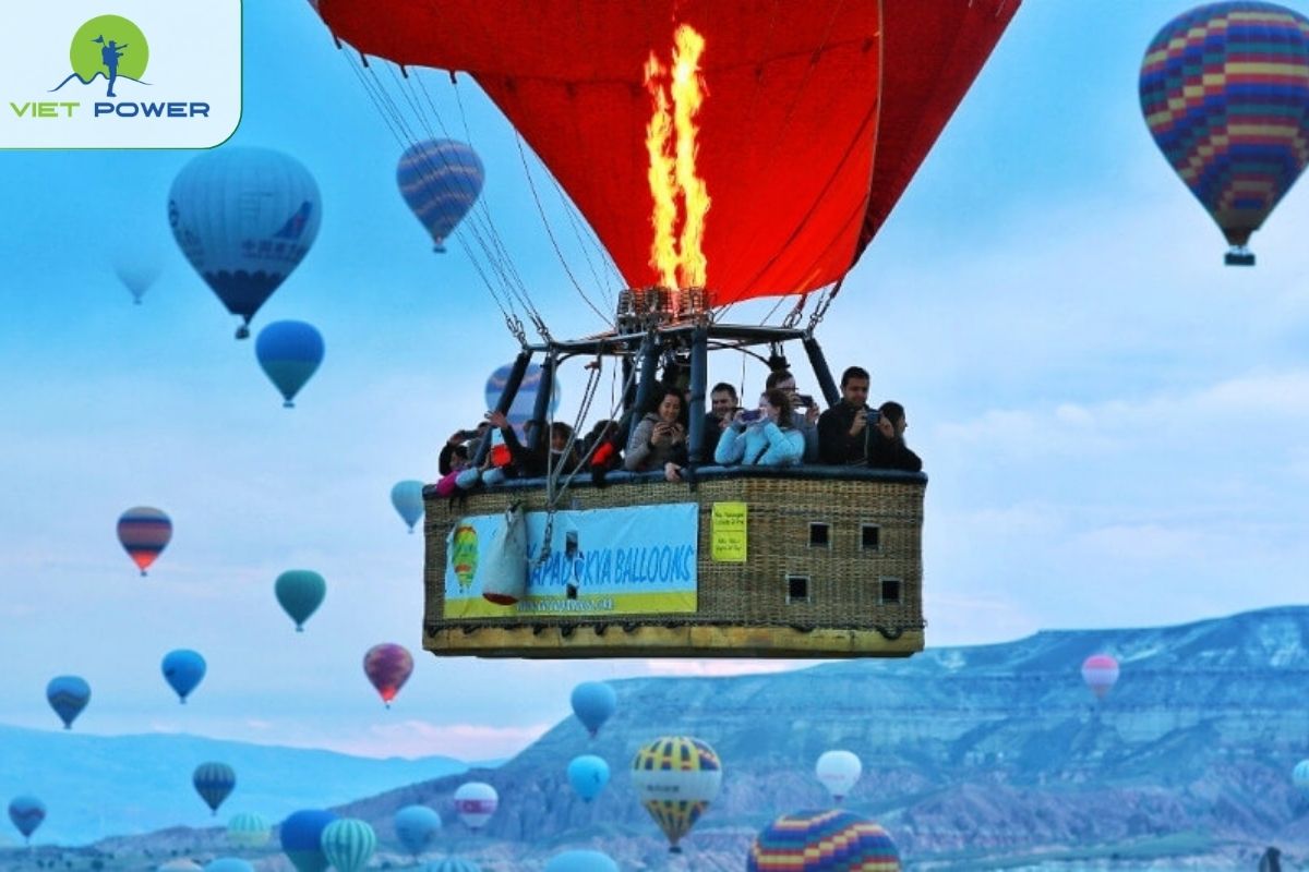Transfer for a hot air balloon experience