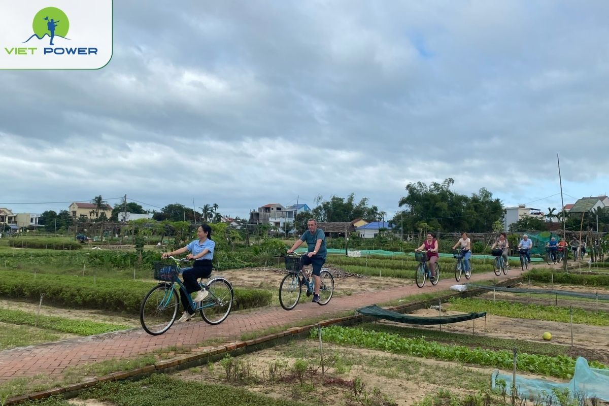 Ride to Tra Que Herb Village,