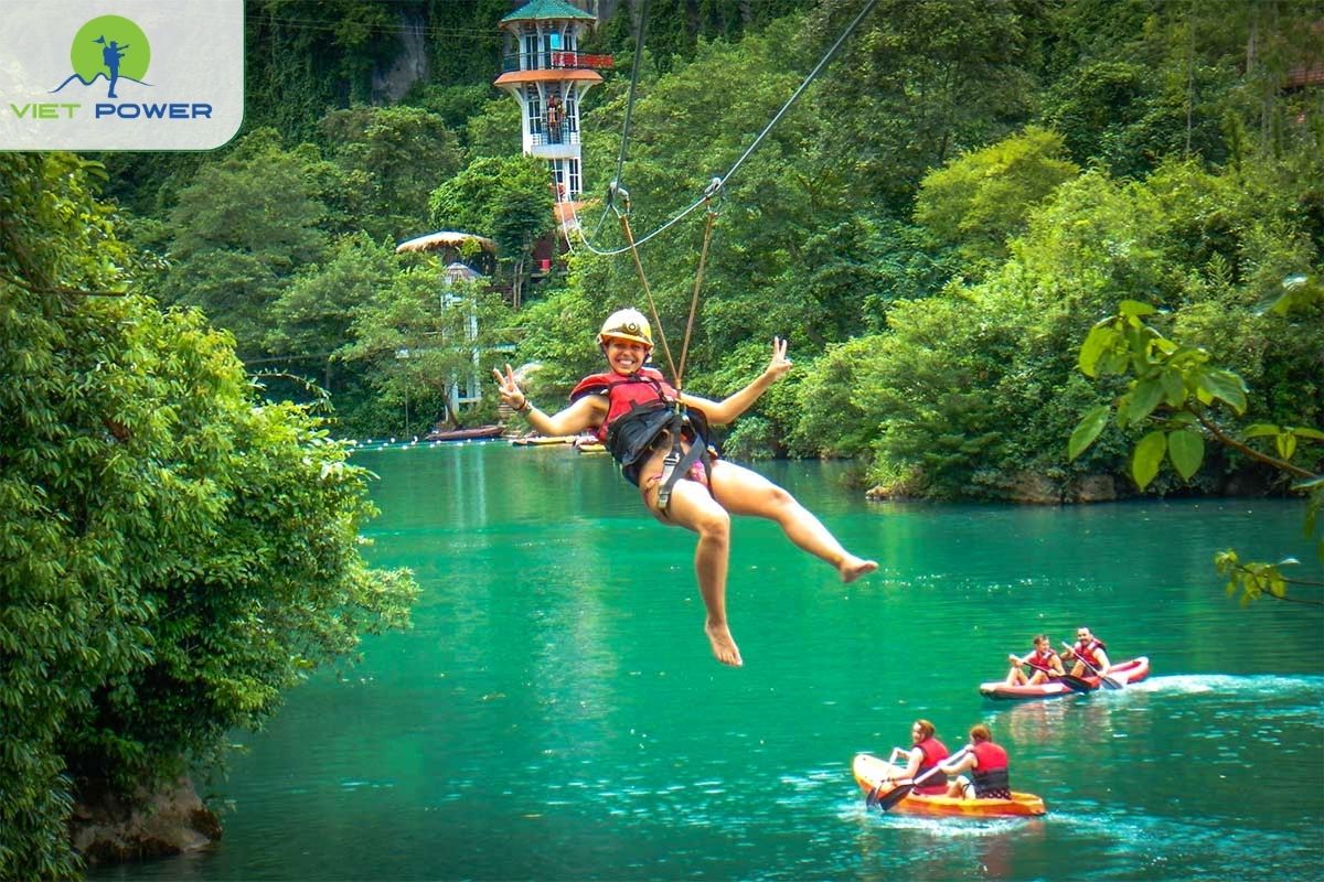 Try Ziplining at Dark Cave