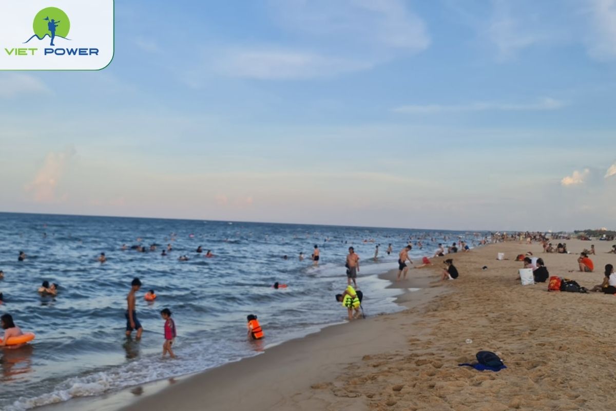 Swim and Enjoy Seafood at Nhat Le Beach in Dong Hoi City