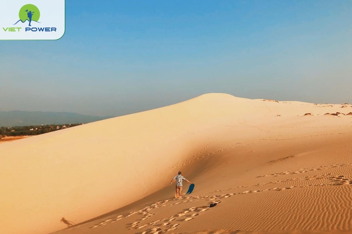 Sandboard and Take Photos at Quang Phu Sand Dunes