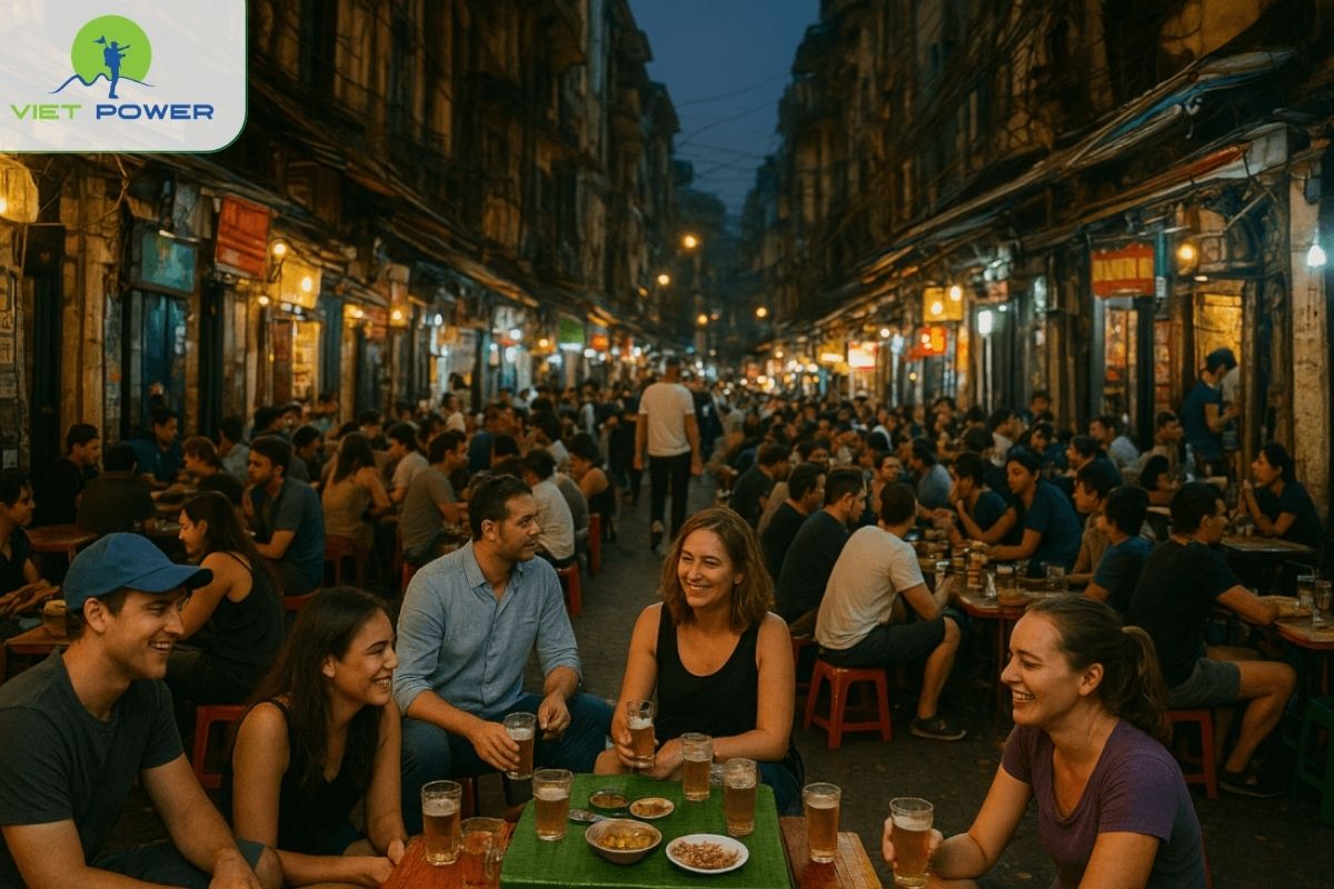 Enjoy Ta Hien Beer Street After Dark