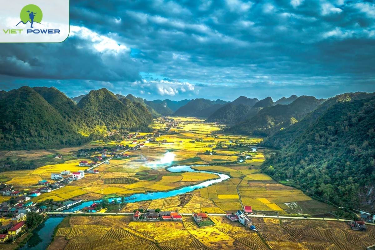 Bac Son Valley And Limestone Mountain Scenery