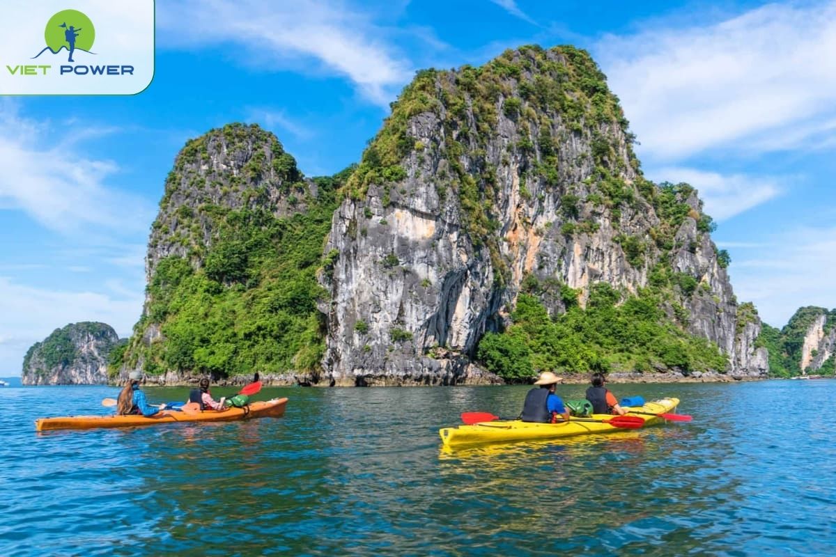 Spend the afternoon kayaking through limestone formations